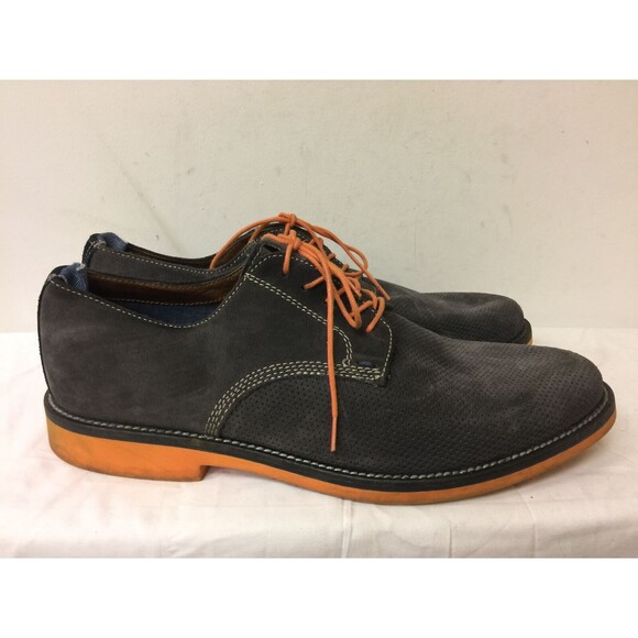 Aldo size 12 Men gray Suede Lace-Up Casual Dress Oxfords shoes main image 9